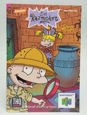 Les Razmoket La Chasse aux trésors - nintendo 64 TBE -Notice Seule - Pas De Jeu 
