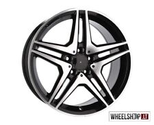 Mercedes R17 5x112 jantes alliage 4x17 pouces 5 rayons noir 8J ET40 jantes W2...