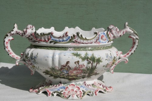 Terrine faience ancienne - en,