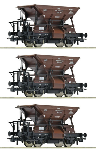 Roco set wagons trémies - set, wagons-trémies