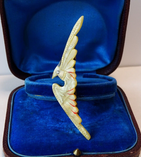 Ancienne broche oiseau - ancienne,