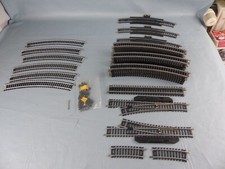 JOUEF LIMA Ho 1/87 lot de 50 rails droits courbes pour réseau train électrique