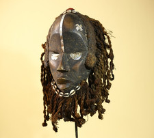 Masque Dan africain vintage en