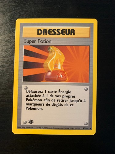 Carte pokémon super - super, potion