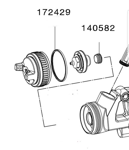 Sata jet 4000 air - 4000, seal