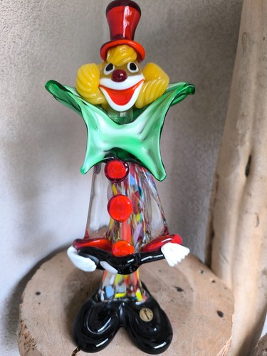 Clown verre murano - en,