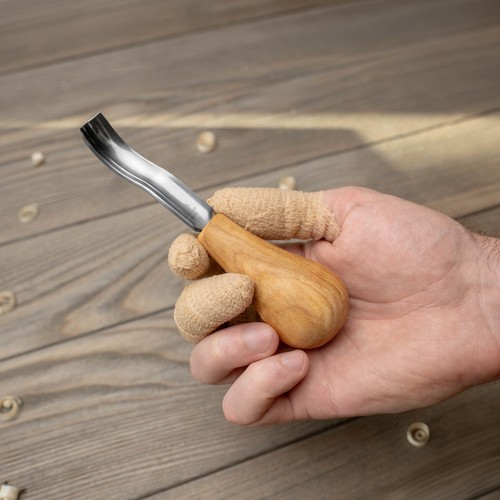 Palm carving gouge for kuksa - carving, &