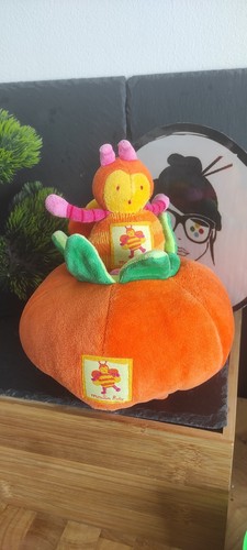 Doudou peluche citrouille - doudou,