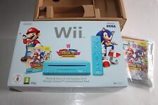 Boite + cales & doc pour console Nintendo Wii : Pack Mario & Sonic London 2012 .