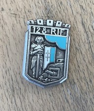 INSIGNE METAL 128 RIF REGIMENT