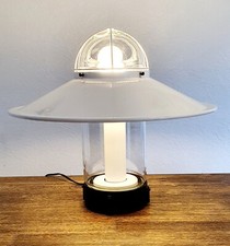 Rare lampe Europhane Phare 1970 métal laqué et verre. industriel design vintage 