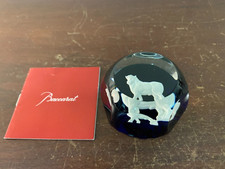 Presse papier zodiaque taureau en cristal de Baccarat