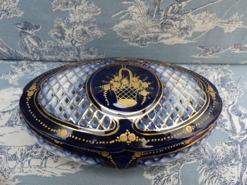 Limoges sèvres bonbonnière - sèvres,