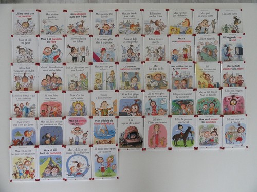 Lot livres max - de, lili