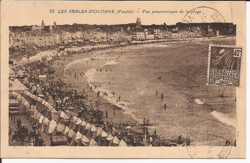 Cpa les sables - les, d'olonne