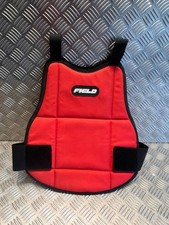 plastron enfant field protection reversible rouge et bleu paintball neuf