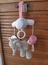 Nattou Mini Mobile Musical Charlotte l'éléphant et Rose , à suspendre , TBE