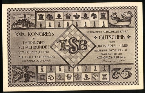 Monnaie nécessité kahla - de,