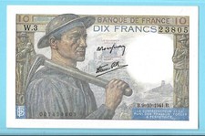 10 FRANCS MINEUR du 9=10=1941