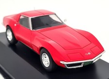 Atlas 1/43 Chevrolet Corvette C3 Stingray Coupe '68 Red Diecast Scale Model Car