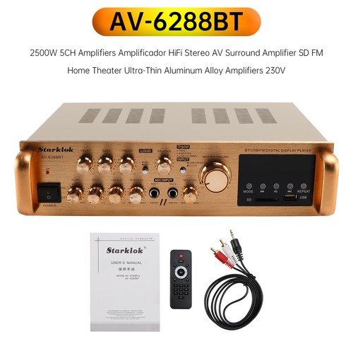 Amplificateur canaux 2500 w - amplificateur,