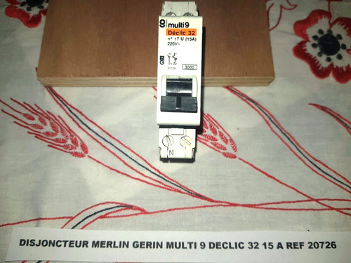 Disjoncteur merlin gerin - disjoncteur,