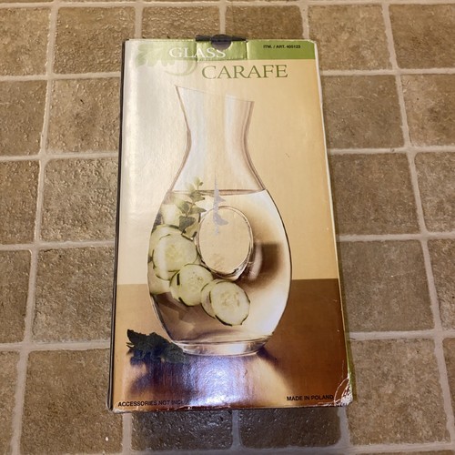 New glass carafe - glass,