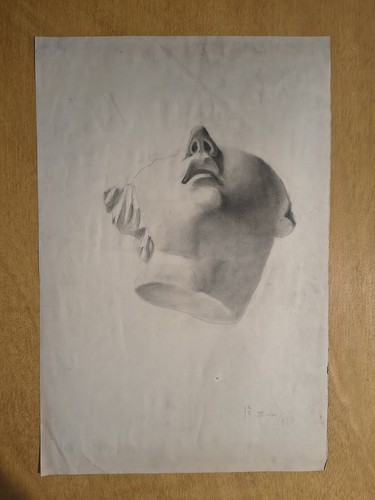 Dessin académique ancien - , au