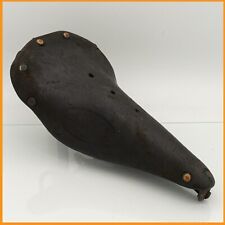 SELLE LA CORALLO VINTAGE SIÈGE VÉLO DE ROUTE VÉLO MARRON CLASSIQUE RIVETS 40S...