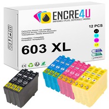 PROMO : Lot de 12 cartouches d'encre compatibles avec Epson 603 XL Etoile de Mer
