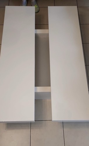 Table basse laque blanche - table,