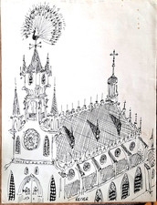 REISER  Dessin original ENCRE