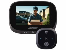 Judas numérique avec caméra de surveillance et sonnette  - Somikon