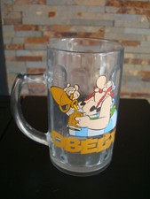 chope / verre a biere parc asterix motif OBELIX 1999