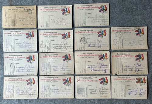 Lot correspondances poilu 123 - poilu,