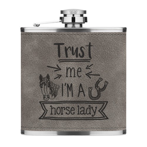 Trust a horse lady - a,