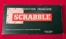 Ancien Jeu de Société et de Lettres Vintage Scrabble Édition Française Complet