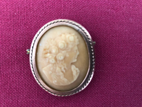Belle broche camée