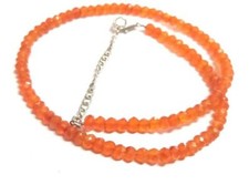 COLLIER 18" perles rondelles