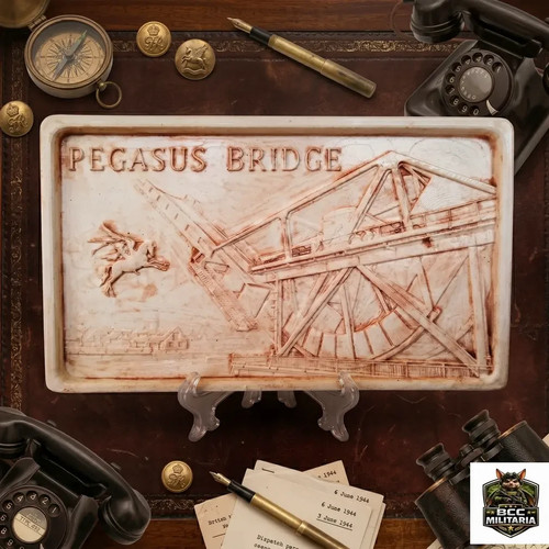 Bas relief pegasus bridge - pegasus,