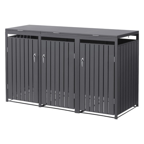 Abri pour poubelles habillage