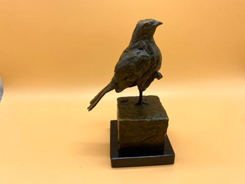 Sculpture oiseau bronze - d'oiseau,