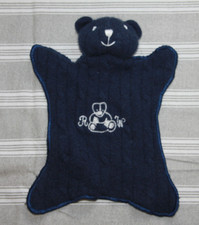 DOUDOU RIVER WOODS OURS PLAT BLEU MARINE NEUF*