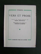 VERS ET PROSE : FAGUS - 1946