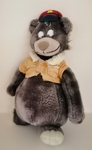 Peluche disney baloo aviateur - peluche,