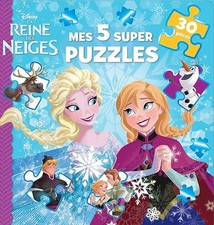 La Reine des Neiges , MON LIVRE PUZZLE - Disney, Walt