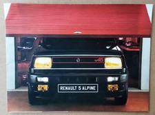 --  CATALOGUE RENAULT 5 TURBO ALPINE. VERSION B --  35 x 22