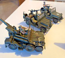 21st Century  lot de 3 Jeep US Army WWII Ultimate Soldier 1/18