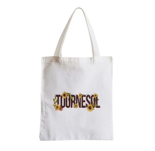 Sac tissu tournesol - sac, en
