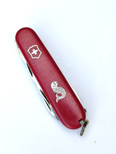 Couteau Victorinox Suisse vintage 1976-86 logo poisson Swiss Army knife